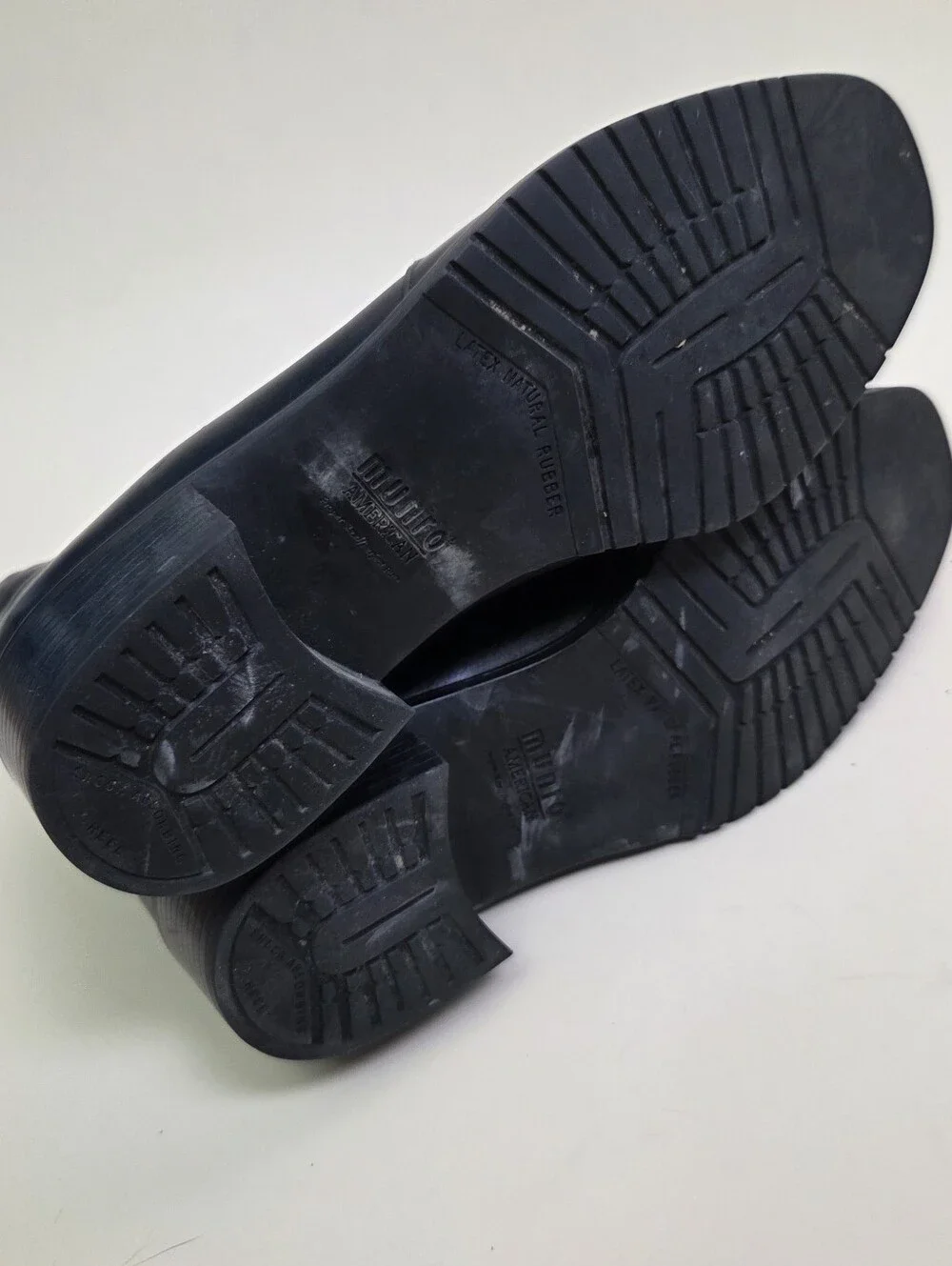 Munro Black Leather Ankle Boots Side Zip Size 8 Wide